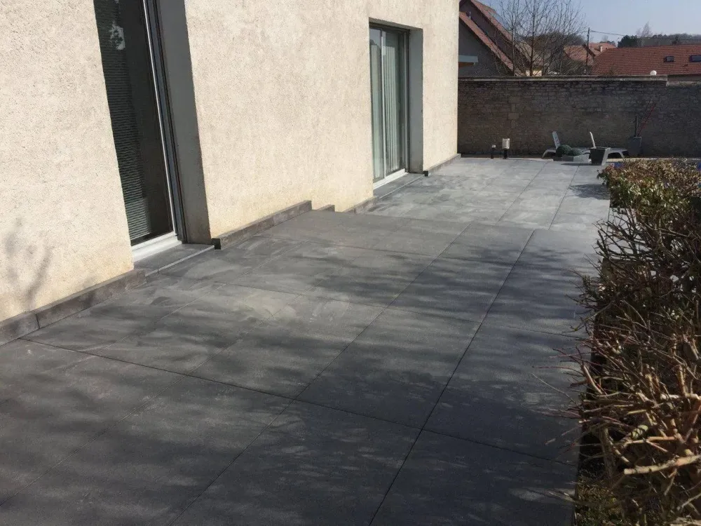 Création d'une terrasse